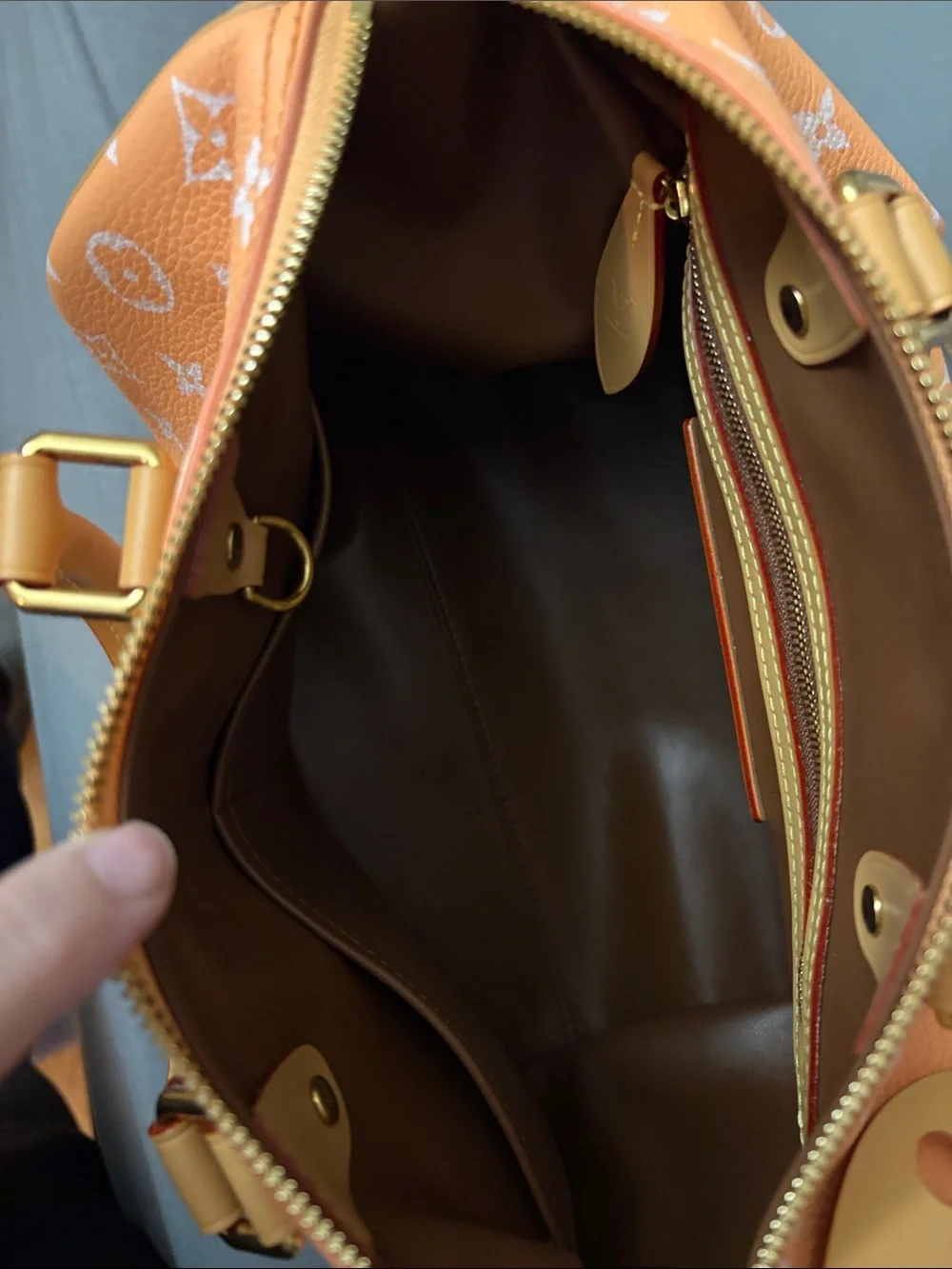 Louis Vuitton P9 speedy 30 orange